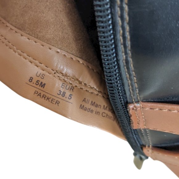 Women's Circus by Sam Edelman Parker Riding Boot in Black & Saddle Brown - 8.5 - Picture 13 of 16